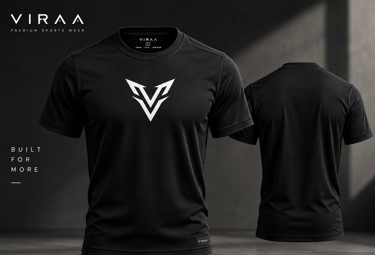 VIRAA Performance Training T-Shirt - Black