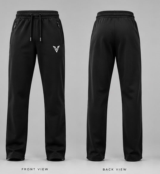 VIRAA Motion Straight-Fit Track Pants - Black