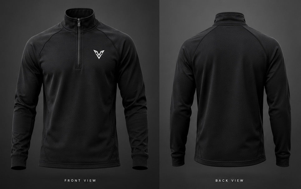 VIRAA Apex Performance Quarter-Zip - Black