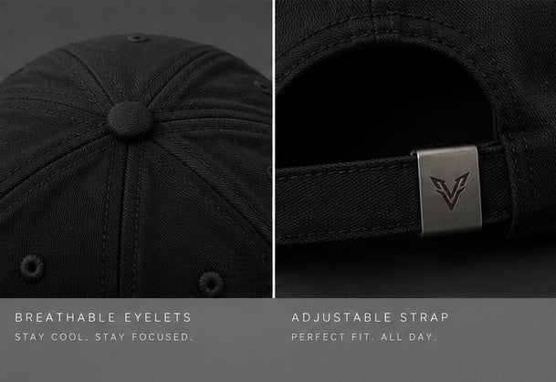 VIRAA Signature Performance Cap - Black