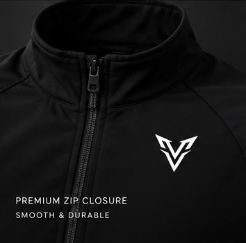 VIRAA Apex Performance Track Jacket - Black